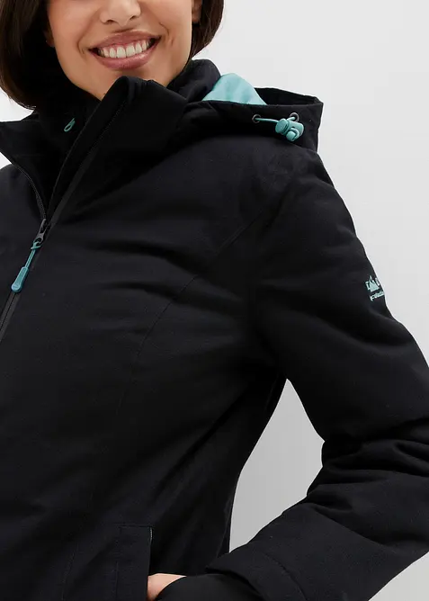 Vattent&auml;t funktionsjacka med 2-i-1-look, bonprix