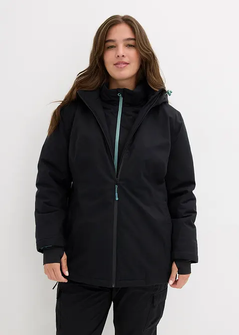 Vattent&auml;t funktionsjacka med 2-i-1-look, bonprix