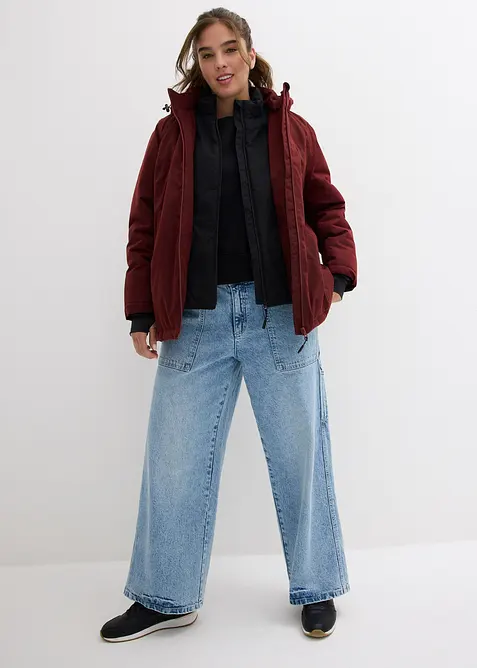 Vattent&auml;t funktionsjacka med 2-i-1-look, bonprix