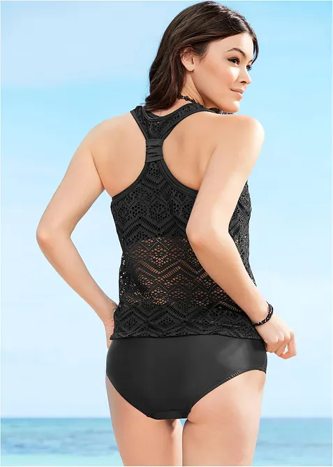 Tankini (2 delar) av spets, bonprix