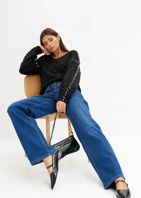 Grovstickad tröja, bonprix