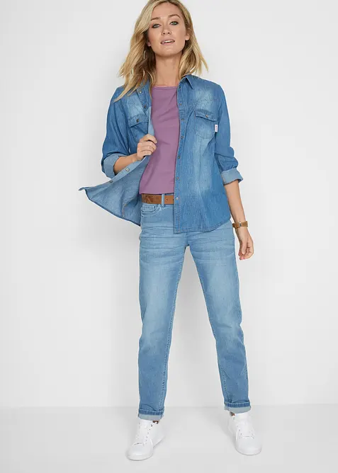 T-shirt i ren bomull, bonprix