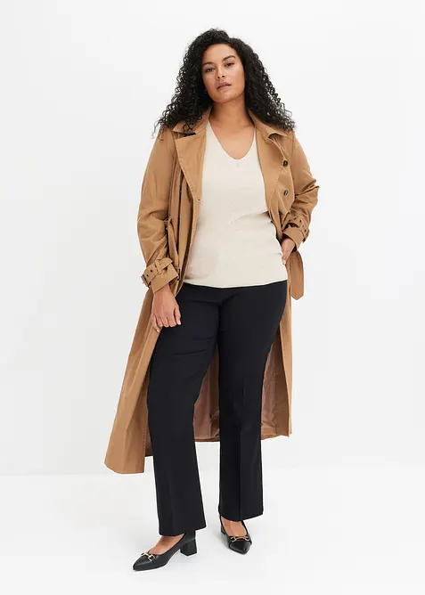 Stretchbyxa i bootcutmodell, bonprix