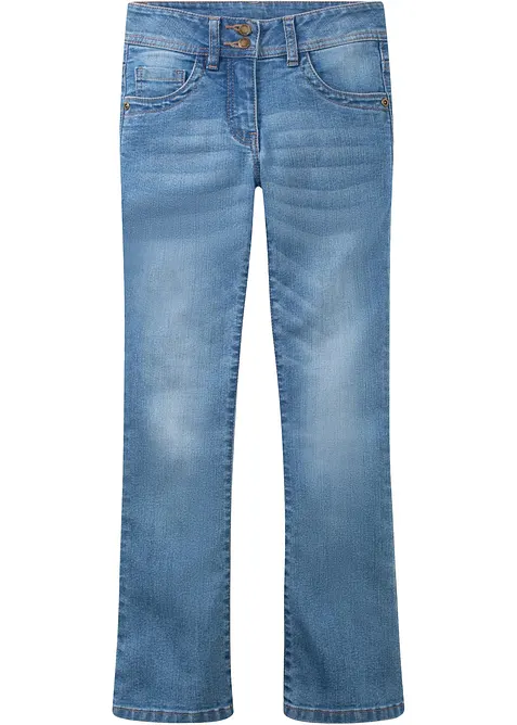 Bootcut Stretch Jeans Mid Waist för barn, bonprix
