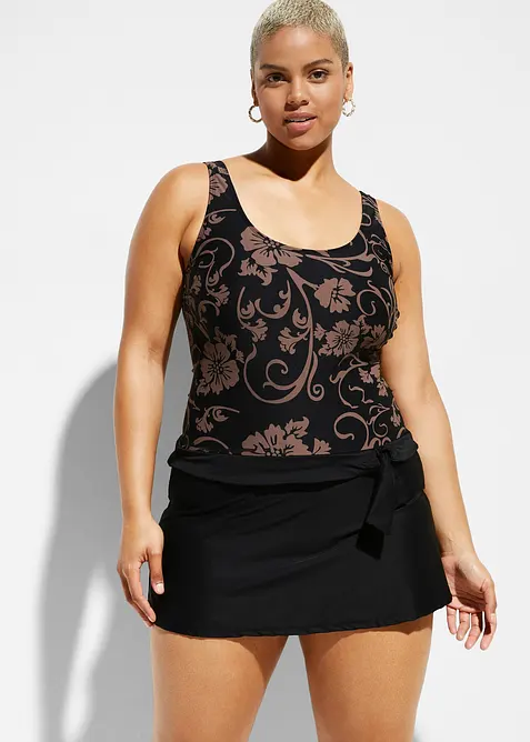 Baddräktsklänning med lätt formande effekt, bonprix