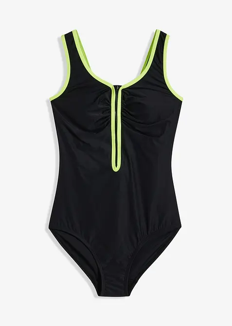 Baddr&auml;kt med dragkedja och l&auml;tt formande effekt, bonprix