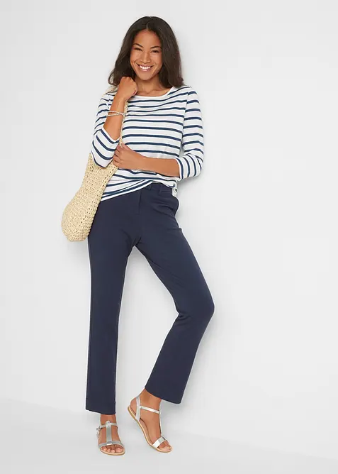 L&aring;ng&auml;rmad topp med ekologisk bomull, bonprix