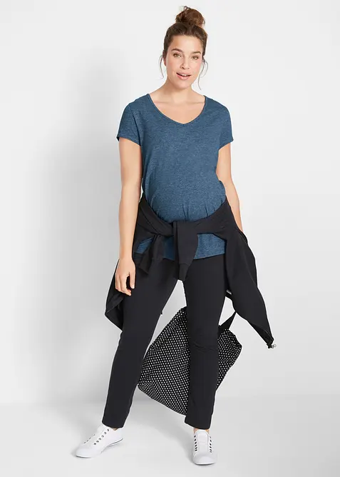 Mammatopp i basmodell i ekologisk bomull (2-pack), bonprix