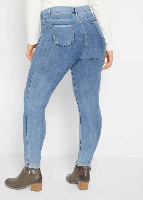 Leggings med jeanslook, bonprix