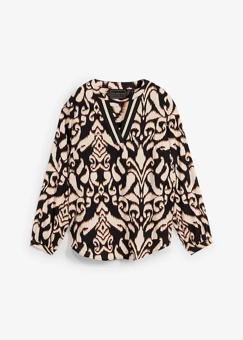 Blustunika i böljande viskos, bonprix