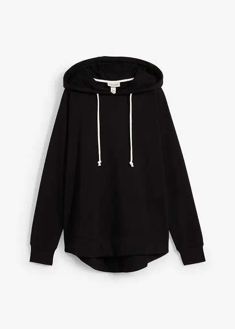 Sweatshirt med huva, bonprix