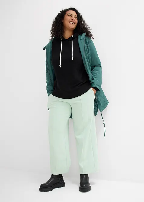 Sweatshirt med huva, bonprix