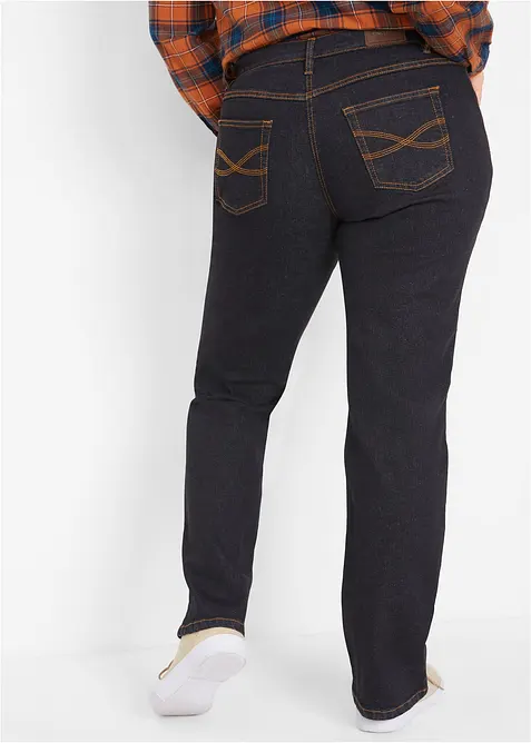 Straight Stretch Jeans Mid Waist, bonprix