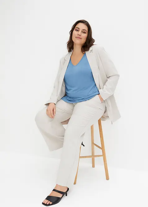 Topp i f&ouml;ljsam viskosmix, bonprix