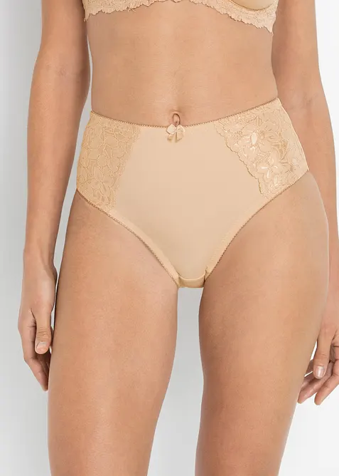 Maxitrosa med skir spets (2-pack), bonprix