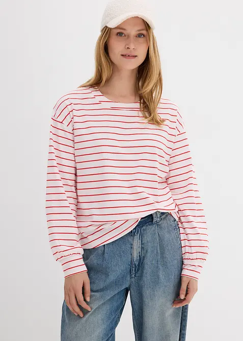 L&aring;ng&auml;rmad tr&ouml;ja i ren ekologisk bomull, bonprix