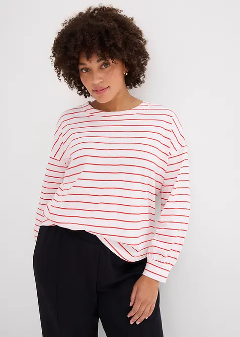 L&aring;ng&auml;rmad tr&ouml;ja i ren ekologisk bomull, bonprix