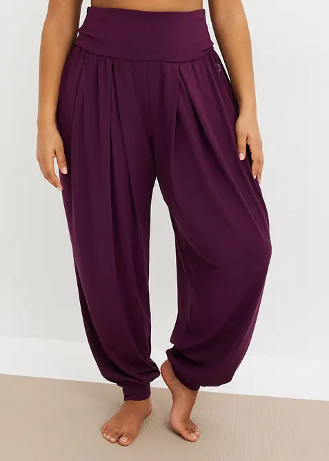 Vid tr&auml;ningsbyxa med nedvikbar linning, bonprix