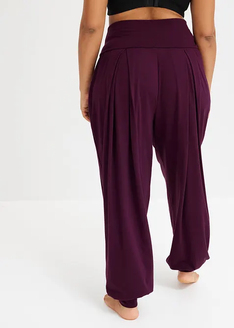 Vid tr&auml;ningsbyxa med nedvikbar linning, bonprix