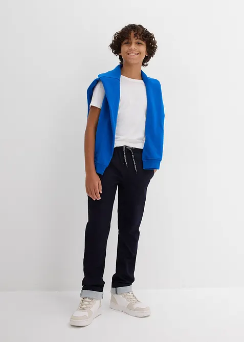 Regular Fit Sweat Jeans f&ouml;r barn, Straight, bonprix