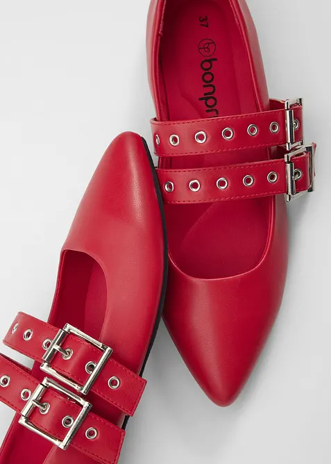 Mary Jane-skor med vadderad innersula, bonprix