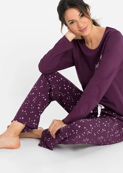 Pyjamas i bomull, bonprix