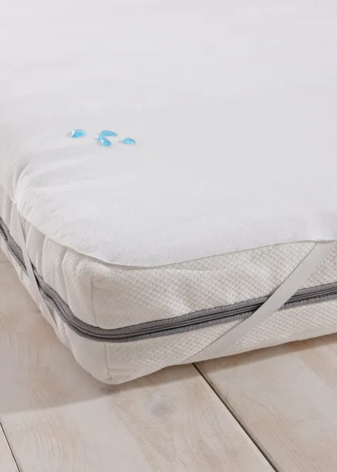 Madrasskydd i bomullsflannel, bonprix