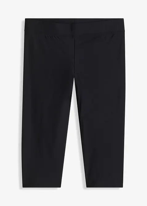 Badcapribyxa med resårmidja, bonprix