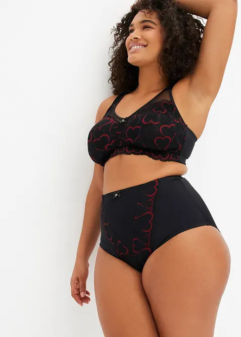 Avlastande BH utan bygel, med vadderade axelband, bonprix