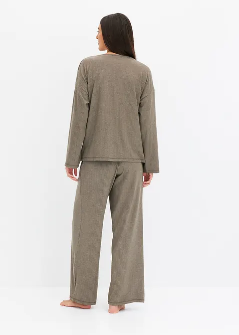 Myskl&auml;der av mjukt ribbat material, bonprix