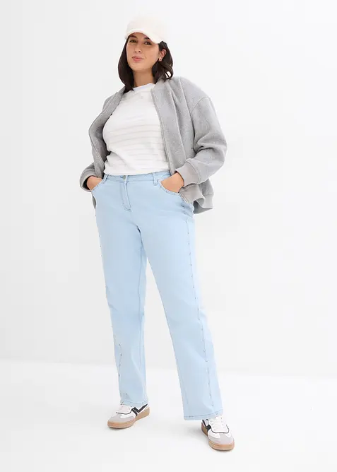 T-shirt av tjock ekologisk bomull, bonprix