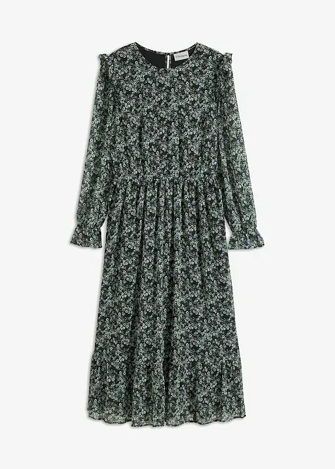 Mellanlång klänning, bonprix