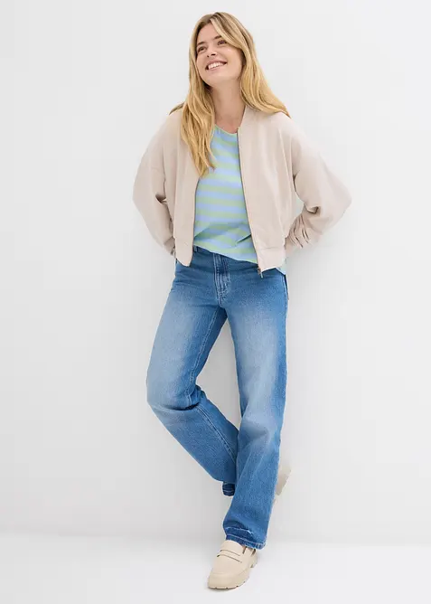 Oversizetopp av ren ekologisk bomull, bonprix