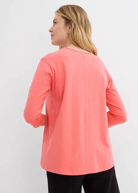 Boxy topp av ekologisk bomull, bonprix