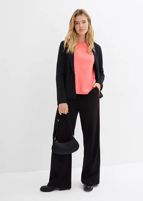 Boxy topp av ekologisk bomull, bonprix