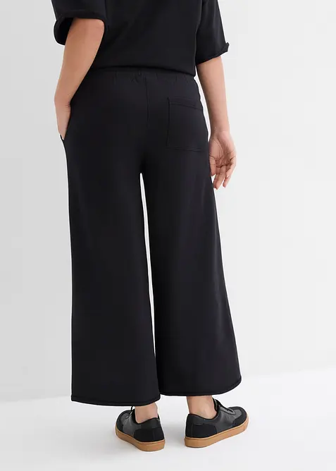 Trikåbyxa i ekologisk bomull, 7/8-längd, bonprix