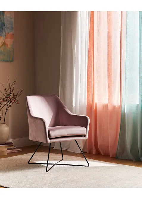 Gardinl&auml;ngd i ekologisk bomull (1-pack), bonprix