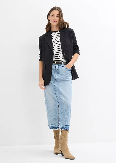 T-shirt av tjock ekologisk bomull, bonprix