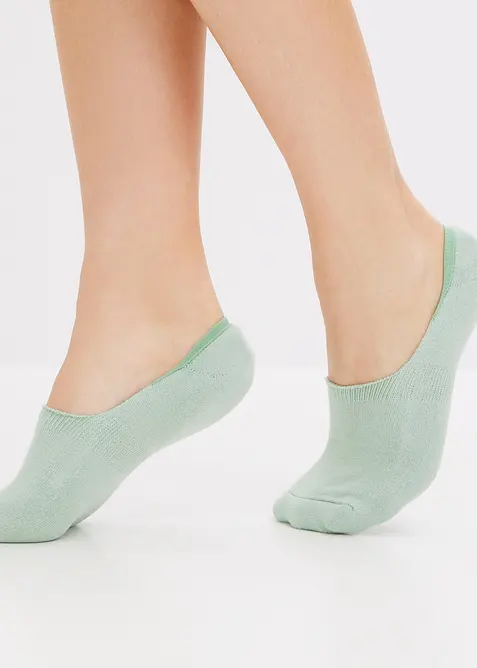 Tåstrumpor med insida i frotté (4-pack), bonprix