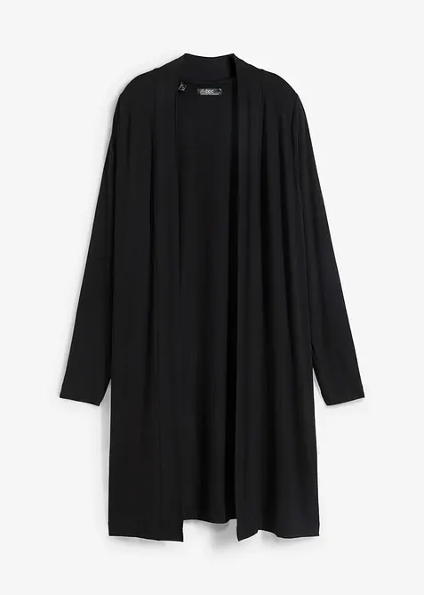 Tunn lång cardigan i mjuk viskos, bonprix