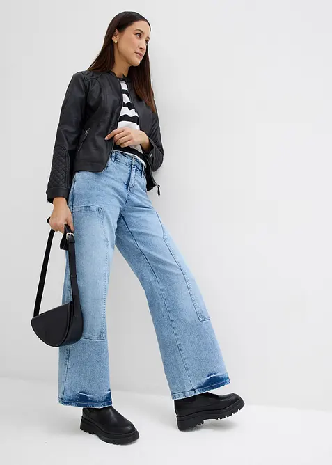 Oversizetopp av ren ekologisk bomull, bonprix