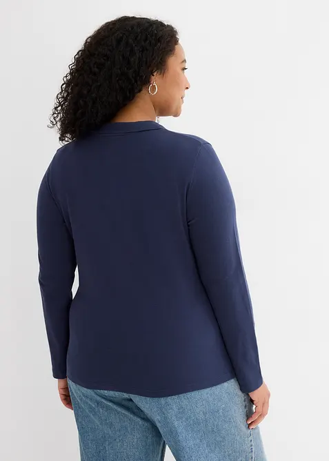 Pikétröja i bomull, bonprix