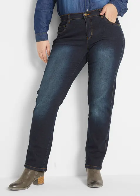 Straight jeans Mid Waist, Stretch, bonprix