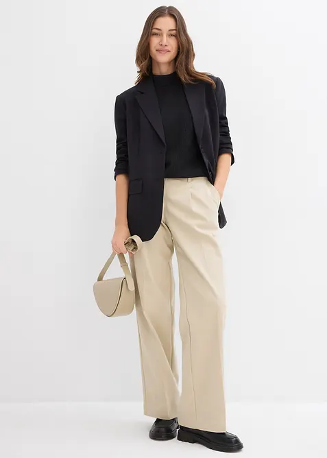 Cr&eacute;petopp med struktur, bonprix