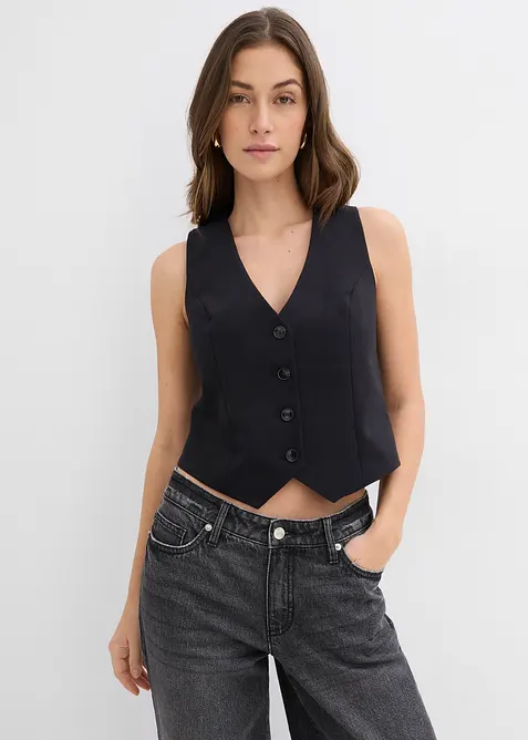 Kostymv&auml;st i kort modell, bonprix