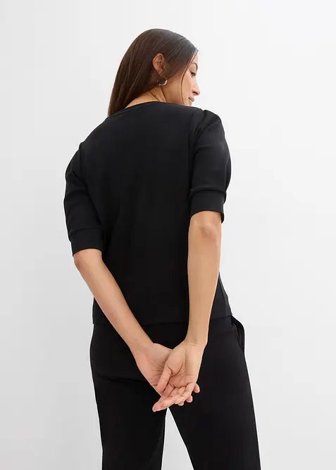 Topp med puff&auml;rmar, bonprix