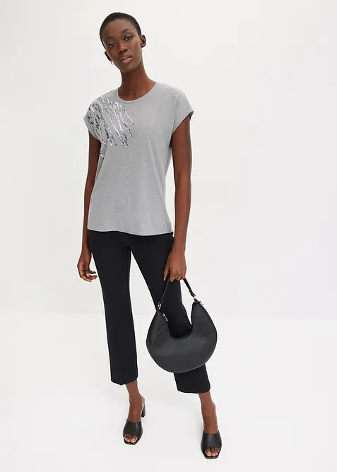 Topp med paljetter, bonprix