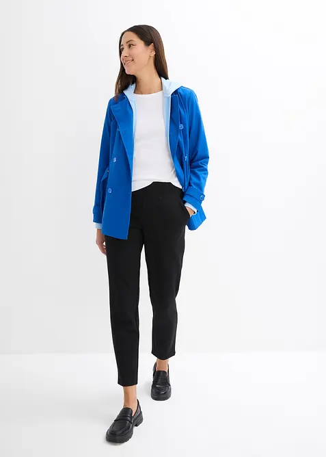 Byxa i stabil trik&aring; med bekv&auml;m midja, bonprix