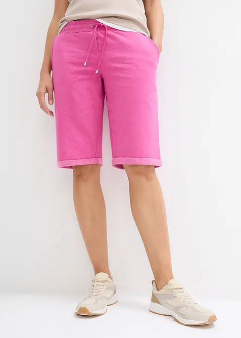 Trik&aring;bermudas med uppvikta benslut, bonprix