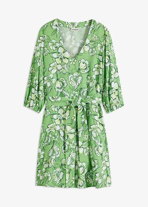 Miniklänning i mjuk viskosmix, bonprix